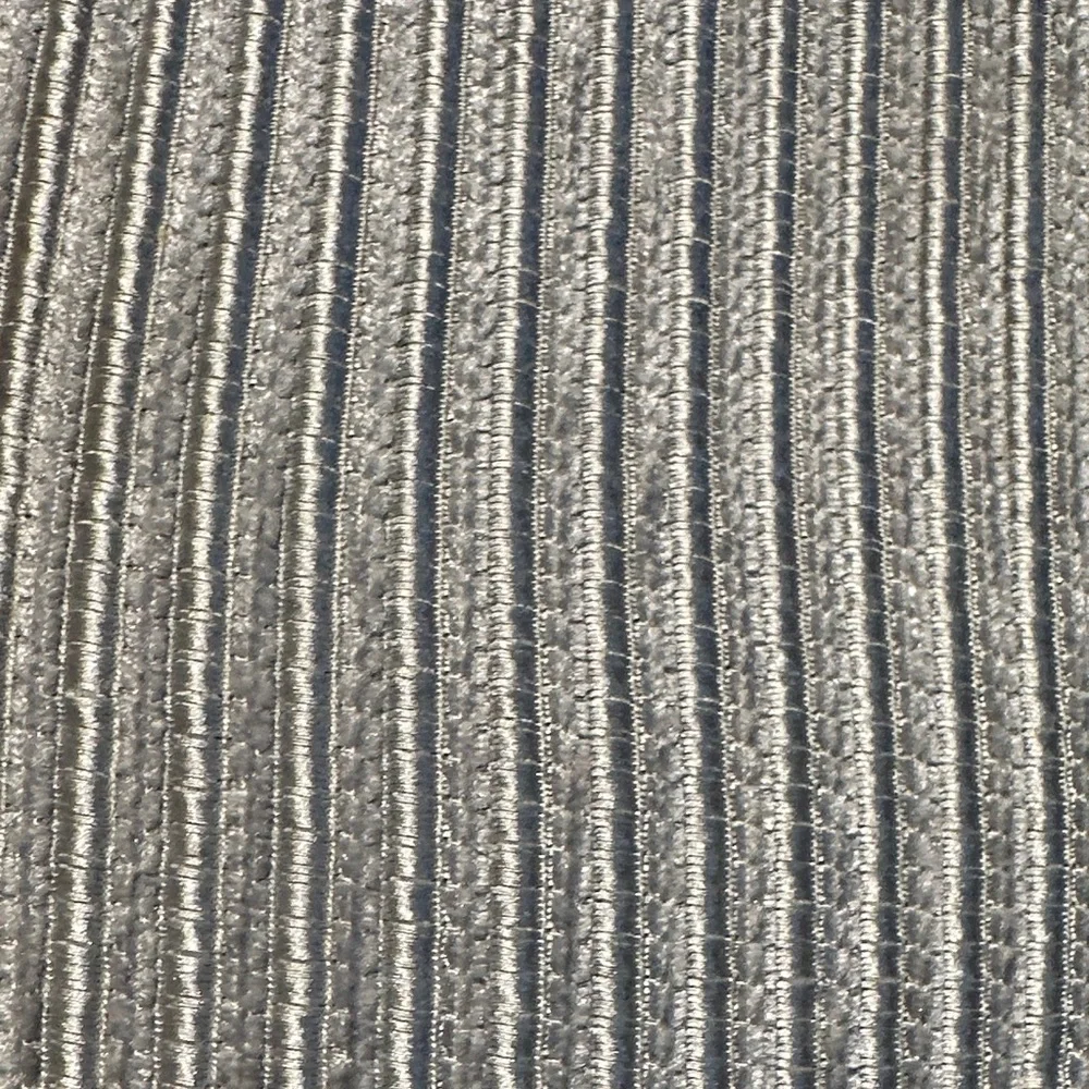 Threshold Jet Gray Ribbed Blackout Curtain🩶